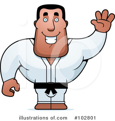 Karate Clipart #102801 by Cory Thoman