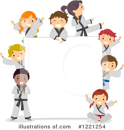 Royalty-Free (RF) Karate Clipart Illustration by BNP Design Studio - Stock Sample #1221254