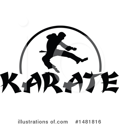 Karate Clipart #1481816 by Johnny Sajem