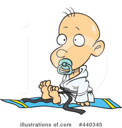 Royalty-Free (RF) Karate Clipart Illustration by toonaday - Stock Sample #440345