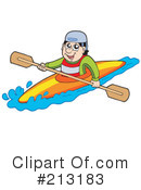 Kayaker Clipart #213183 by visekart