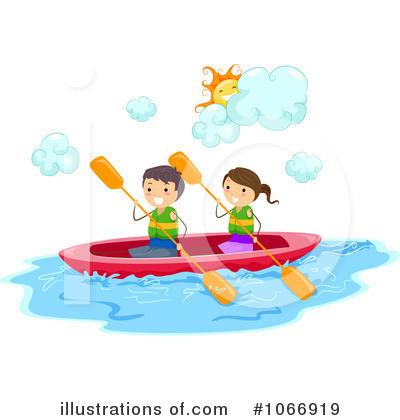 Kayaking Clipart #1066919 by BNP Design Studio