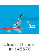 Kayaking Clipart #1145670 by patrimonio