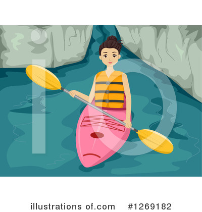Royalty-Free (RF) Kayaking Clipart Illustration by BNP Design Studio - Stock Sample #1269182