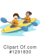 Kayaking Clipart #1291830 by BNP Design Studio
