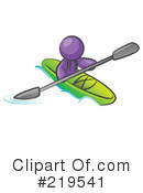 Kayaking Clipart #219541 by Leo Blanchette