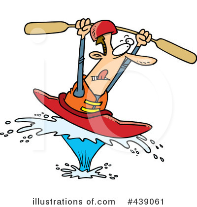 Kayaking Clipart #439061 by toonaday
