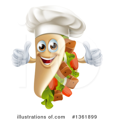 Sandwich Clipart #1361899 by AtStockIllustration