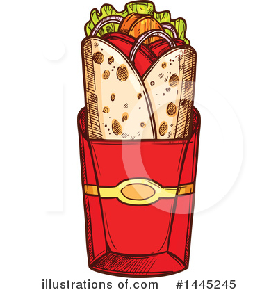 Kebab Clipart #1445245 by Vector Tradition SM