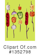 Kebabs Clipart #1352798 by BNP Design Studio
