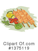 Kebabs Clipart #1375119 by patrimonio