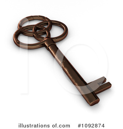 Skeleton Keys Clipart #1092874 by BNP Design Studio