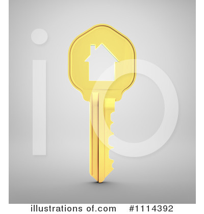 Royalty-Free (RF) Key Clipart Illustration by Mopic - Stock Sample #1114392