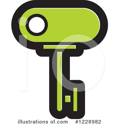 Royalty-Free (RF) Key Clipart Illustration by Lal Perera - Stock Sample #1228982