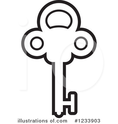 Royalty-Free (RF) Key Clipart Illustration by Lal Perera - Stock Sample #1233903