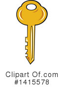 Key Clipart #1415578 by patrimonio