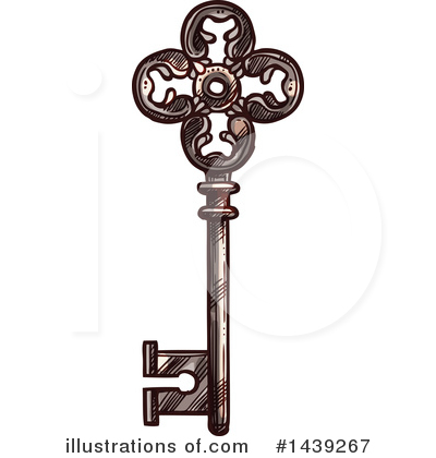 Royalty-Free (RF) Key Clipart Illustration by Vector Tradition SM - Stock Sample #1439267