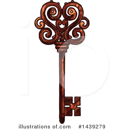 Royalty-Free (RF) Key Clipart Illustration by Vector Tradition SM - Stock Sample #1439279