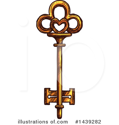 Royalty-Free (RF) Key Clipart Illustration by Vector Tradition SM - Stock Sample #1439282