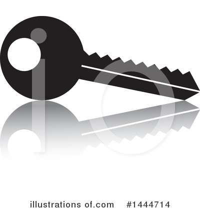 House Key Clipart #1444714 by ColorMagic