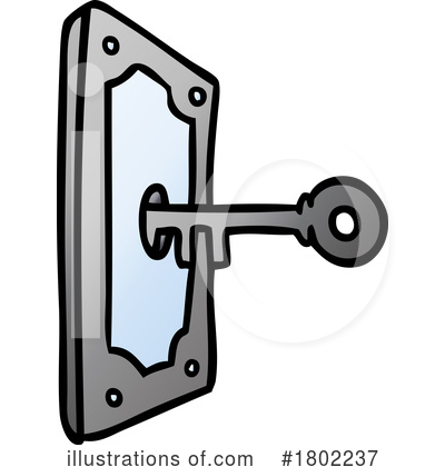 Royalty-Free (RF) Key Clipart Illustration by lineartestpilot - Stock Sample #1802237