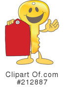 Key Mascot Clipart #212887 by Mascot Junction