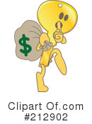 Key Mascot Clipart #212902 by Mascot Junction