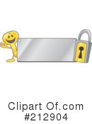 Key Mascot Clipart #212904 by Mascot Junction