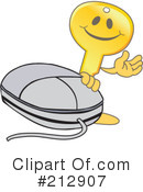 Key Mascot Clipart #212907 by Mascot Junction