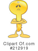 Key Mascot Clipart #212919 by Mascot Junction
