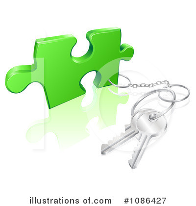 Keys Clipart #1086427 by AtStockIllustration