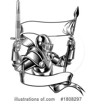 Royalty-Free (RF) Kight Clipart Illustration by AtStockIllustration - Stock Sample #1808297