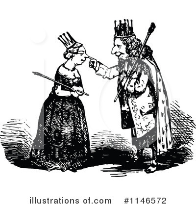 Royalty-Free (RF) King Clipart Illustration by Prawny Vintage - Stock Sample #1146572