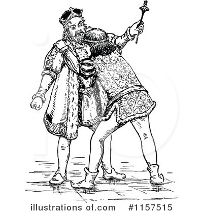 Royalty-Free (RF) King Clipart Illustration by Prawny Vintage - Stock Sample #1157515