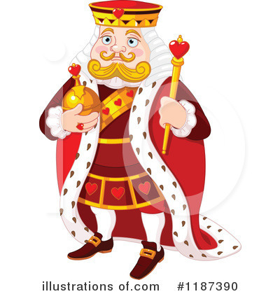 Royalty-Free (RF) King Clipart Illustration by Pushkin - Stock Sample #1187390