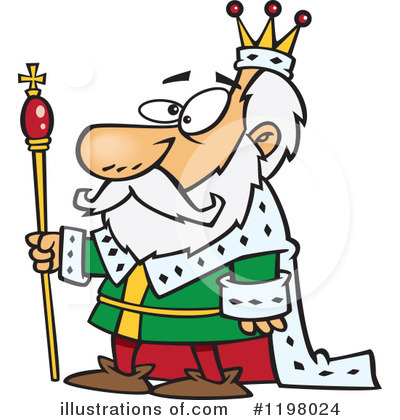 Royalty-Free (RF) King Clipart Illustration by toonaday - Stock Sample #1198024