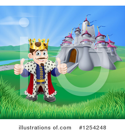 Royalty-Free (RF) King Clipart Illustration by AtStockIllustration - Stock Sample #1254248