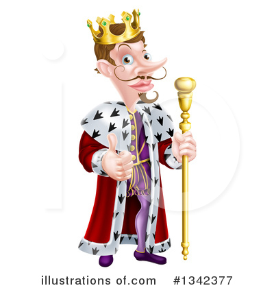 Royalty-Free (RF) King Clipart Illustration by AtStockIllustration - Stock Sample #1342377