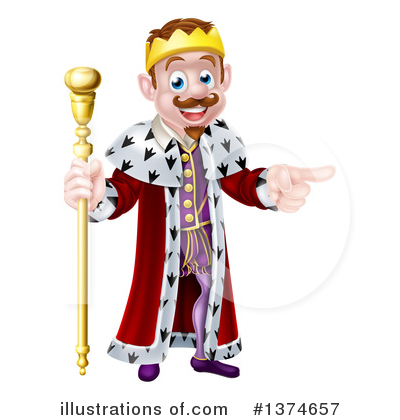 Royalty-Free (RF) King Clipart Illustration by AtStockIllustration - Stock Sample #1374657
