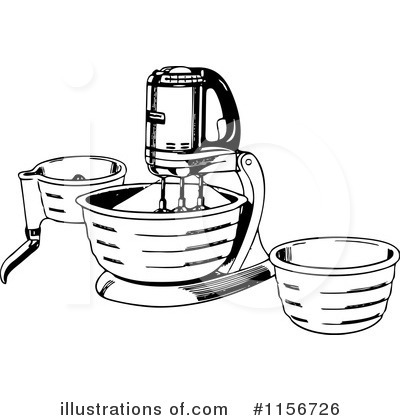 Royalty-Free (RF) Kitchen Clipart Illustration by BestVector - Stock Sample #1156726