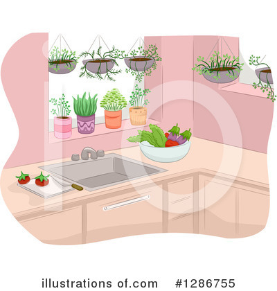 Royalty-Free (RF) Kitchen Clipart Illustration by BNP Design Studio - Stock Sample #1286755