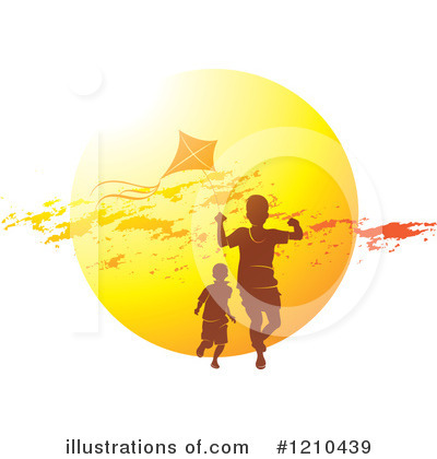 Royalty-Free (RF) Kite Clipart Illustration by Lal Perera - Stock Sample #1210439