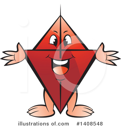 Royalty-Free (RF) Kite Clipart Illustration by Lal Perera - Stock Sample #1408548