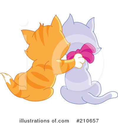 Royalty-Free (RF) Kitten Clipart Illustration by yayayoyo - Stock Sample #210657