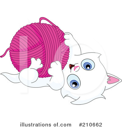 Royalty-Free (RF) Kitten Clipart Illustration by yayayoyo - Stock Sample #210662