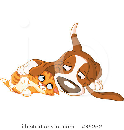 Royalty-Free (RF) Kitten Clipart Illustration by yayayoyo - Stock Sample #85252