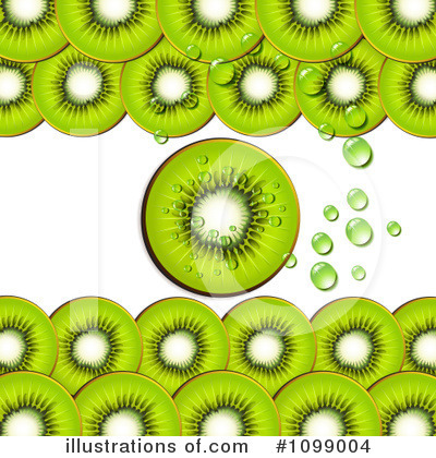 Royalty-Free (RF) Kiwi Fruit Clipart Illustration by merlinul - Stock Sample #1099004