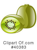 Kiwi Fruit Clipart #40383 by AtStockIllustration