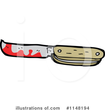 Royalty-Free (RF) Knife Clipart Illustration by lineartestpilot - Stock Sample #1148194