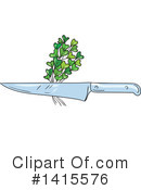 Knife Clipart #1415576 by patrimonio